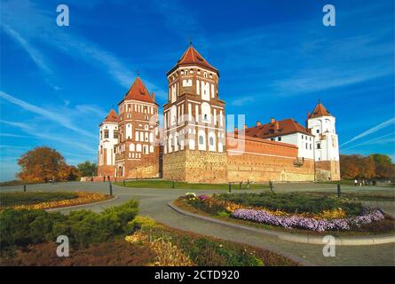 Bielorussia. Mir castello Foto Stock