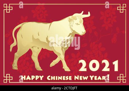 Anno del Boll. 2021 anni. Illustrazione Vettoriale