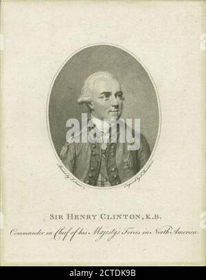 Sir Henry Clinton, K.B., Still Image, Prints, 1760 - 1900 Foto Stock