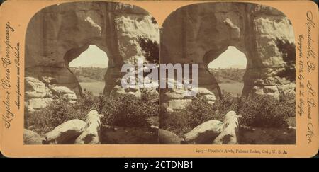 Phoebe's Arch, Palmer Lake, Colorado, U.S.A., Still Image, Stereographs, 1850 - 1930 Foto Stock