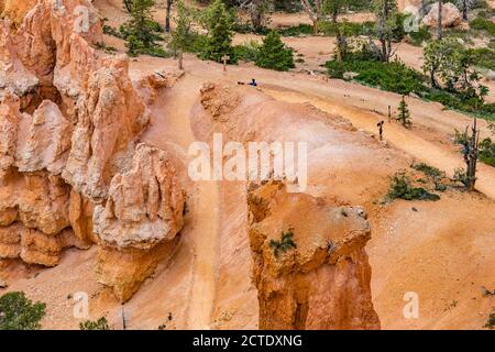 Brice Point si affaccia sul Bryce Canyon National Park, Utah Foto Stock