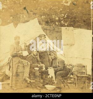 Vita di campo. Esercito del Potomac. Notizie da casa., E. & H.T. Anthony (azienda), 1861, Stati Uniti Foto Stock