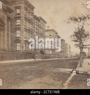 Fifth Avenue e 34th Street., 1860, New York (state), New York (N. Y.), New York, Fifth Avenue (New York, N. Y.), Manhattan (New York, N. Y Foto Stock