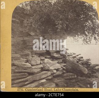 Cumberland Head, Lake Champlain., New York (state), Champlain, Lake Foto Stock