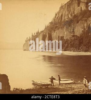 Cape Horn, Columbia River., Watkins, Carleton E. (1829-1916), Oregon Foto Stock