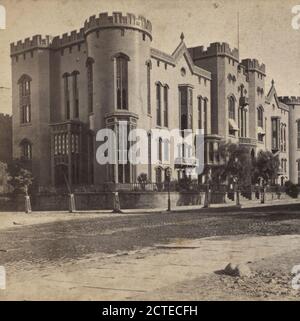 Rutger's Institute, angolo 5th Avenue e 42nd Street., New York (state), New York (N.Y.), Manhattan (New York, N.Y.), New York Foto Stock