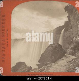 Resti di Table Rock., Curtis, George E. (d.. 1910), New York (state), Niagara Falls (N.Y. e ont Foto Stock