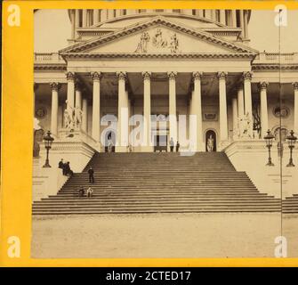 East Portico, U.S. Capitol., Washington (D.C.), Stati Uniti Foto Stock