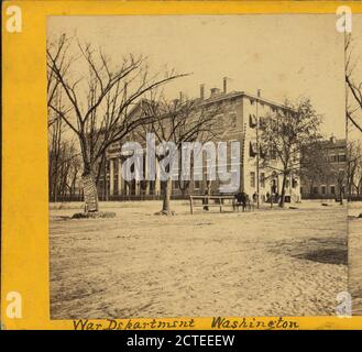 War Department, Washington., Wakely, G. D., 1865, Washington (D.C. Foto Stock