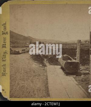 Little Valley Village, da Rock City Road, guardando West., E. & H.T. Anthony (ditta), 1858?-1891, New York (Stato Foto Stock