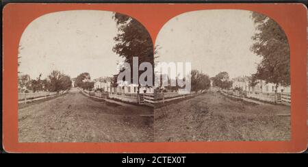Vista di una strada., Scofield, C. H., 1866, New York (Stato), Utica (N. Y Foto Stock