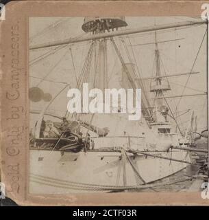 Cannone boat 'Boston', Brooklyn Navy Yard., New York (state), New York (N. Y.), New York, Brooklyn (New York, N. Y.), Brooklyn Heights (New York, N. Y Foto Stock