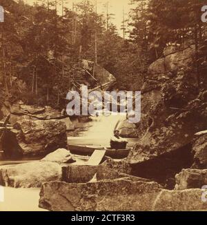 Piscina, Franconia Notch., Kilburn Brothers, Canyons, New Hampshire Foto Stock