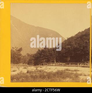 Vista dalla Profile House., Kilburn Brothers, Canyons, New Hampshire Foto Stock