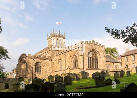 St Mary's Parish Church a Barnard Castle, Co. Durham, Inghilterra, Regno Unito Foto Stock