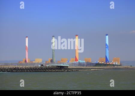 Centrale termica di Taichung Dadu Taiwan Foto Stock