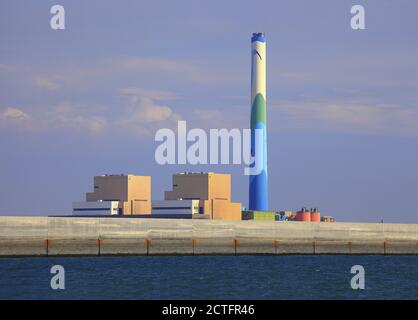 Centrale termica di Taichung Dadu Taiwan Foto Stock