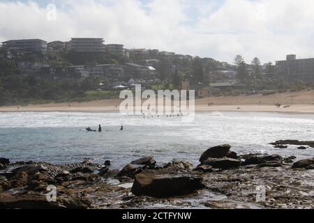 Freshwater Beach, Freshwater (ex Harbord), Sydney, NSW, Australia Foto Stock