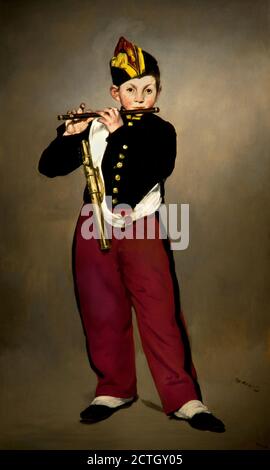 Edouard Manet 1832-1883. Le Fifre. 1866. dipinto ad olio su tela cm 161 x 97. Foto Stock