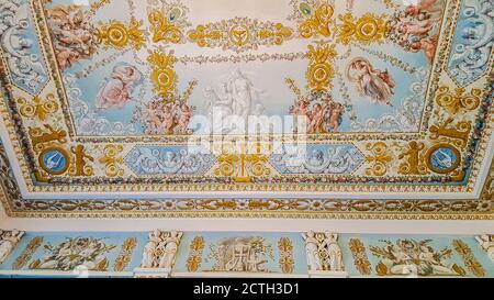 All'interno del Palazzo Mikhailovsky (il Museo di Stato Russo) a San Pietroburgo, Russia Foto Stock