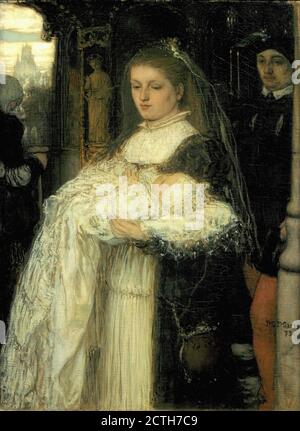 Maris Matthijs - Processione di Cristianesimo a Losanna - Scuola Olandese - 19 ° secolo Foto Stock