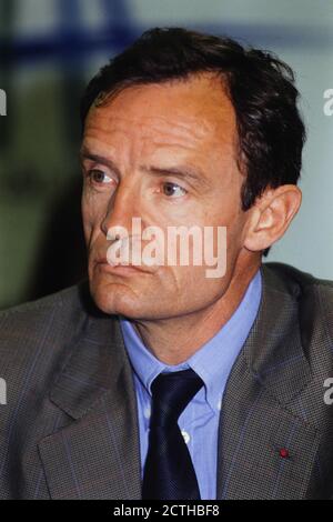 Ritratto di Jean-Claude Killy, Charbonnières-les-Bains, Francia Foto Stock