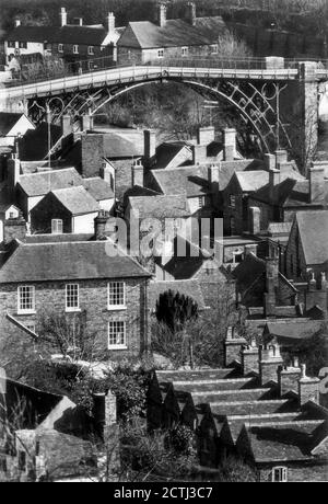 Ironbridge Shropshire 1982 IMMAGINE DI DAVID BAGNALL Foto Stock