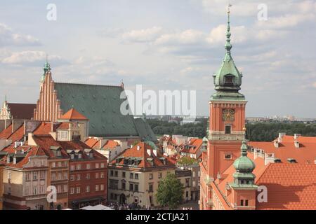 Centro storico di Varsavia, Polonia Foto Stock