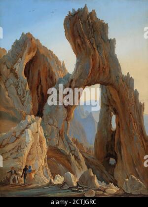 Fearnley Thomas - Arco Naturale Capri 2 - Scuola di Norvegia - 19 ° secolo Foto Stock