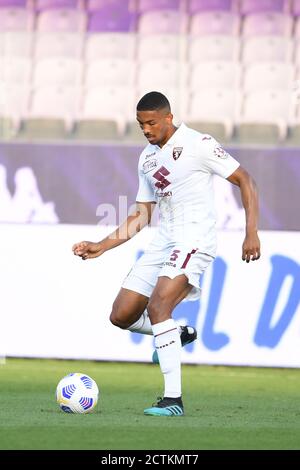 Gleison Bremer Silva Nascimento (Torino) durante la partita italiana " Serie A' tra Fiorentina 1-0 Torino allo stadio Artemio Franchi il 19 settembre 2020 a Firenze. (Foto di Maurizio Borsari/AFLO Foto Stock