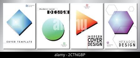 Design moderno e minimale con strisce - illustrazione vettoriale Illustrazione Vettoriale