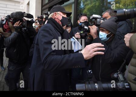 Foto da accreditare ©Alpha Press 079965 24/09/2020 Boris Becker Appare al Westminster Magistrates Court di Londra Foto Stock