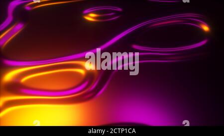 rendering 3d superficie ondulata. Foto Stock