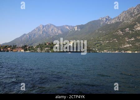 Paesaggio del Lago di Como, Italia Foto Stock