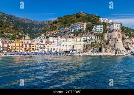 Cetara, Costiera Amalfitana, Campania, Italia Foto Stock