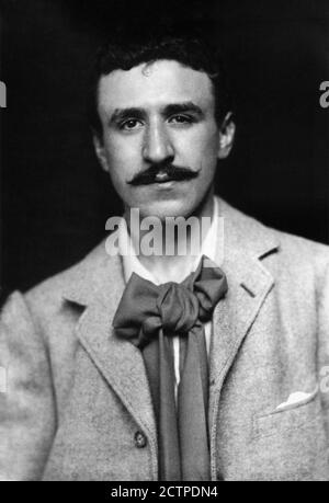 Charles Rennie Mackintosh (1868-1928), ritratto dell'architetto scozzese di James Craig Annan, 1893 Foto Stock