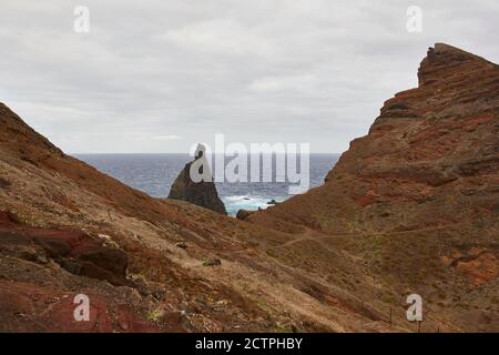 I meravigliosi colori delle isole di Madeira in Portogallo. Magnifici paesaggi e natura Foto Stock