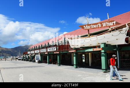 Mariner's Wharf a Hout Bay, Città del Capo, Sud Africa. Foto Stock