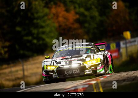 11 Erhart Elia (ger), Kaffer Pierre (swi), Reicher Simon (aut), Slotten Jan-Erik (ger), IronForce Racing, Audi R8 LMS GT3, azione durante la 2020 24 H. Foto Stock