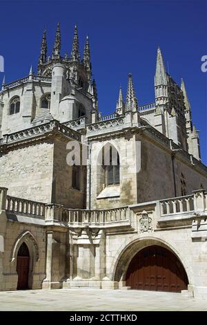 Spagna, Hiszpania, España, Burgos, la Cattedrale di Santa Maria, la Cattedrale Jungfrau Maria, Santa Iglesia Catedral Basílica Metropolitana de Santa María Foto Stock