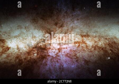 Gruppo di stelle. Starfield. Nebulosa. Elementi di questa immagine forniti dalla NASA. Foto Stock