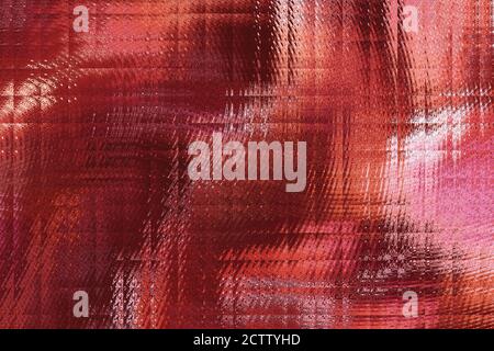 sfondo rosso astratto con pattern geometrico, linee e quadrati Foto Stock