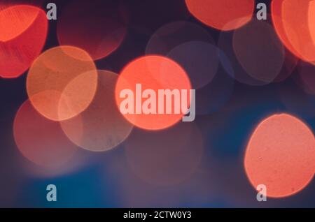 Astratto multicolore bokeh sfondo di luce di Natale. Splendido, luminoso sfondo bokeh Foto Stock
