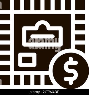 Interattivo per bambini gioco Monopoli vettore icona Segno Illustrazione Vettoriale