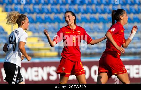 Podgorica, Montenegro. 22 settembre 2020. Desic del Montenegro reagisce. Credit: Nikola Krstic/Alamy Live News Foto Stock