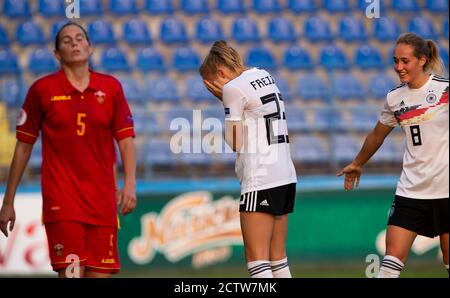 Podgorica, Montenegro. 22 settembre 2020. Sara Doorsoun-Khajeh della Germania reagisce. Credit: Nikola Krstic/Alamy Live News Foto Stock