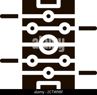 Interattivo per bambini calcio balilla vettore icona Segno Illustrazione Vettoriale