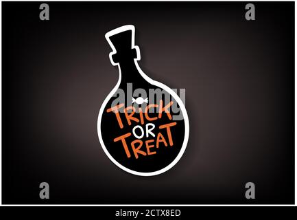 Fumetti vocali vettoriali impostati con testo halloween Illustrazione Vettoriale