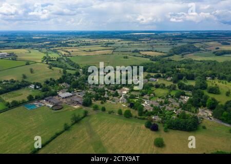 Cotswold dalla vista degli uccelli Foto Stock