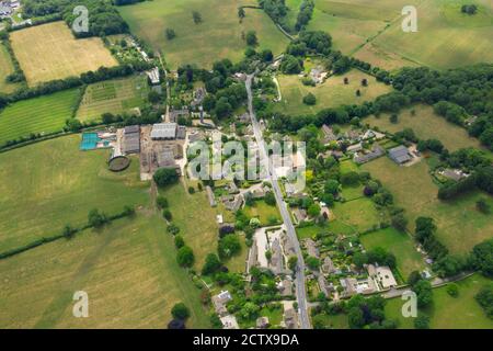 Cotswold dalla vista degli uccelli Foto Stock